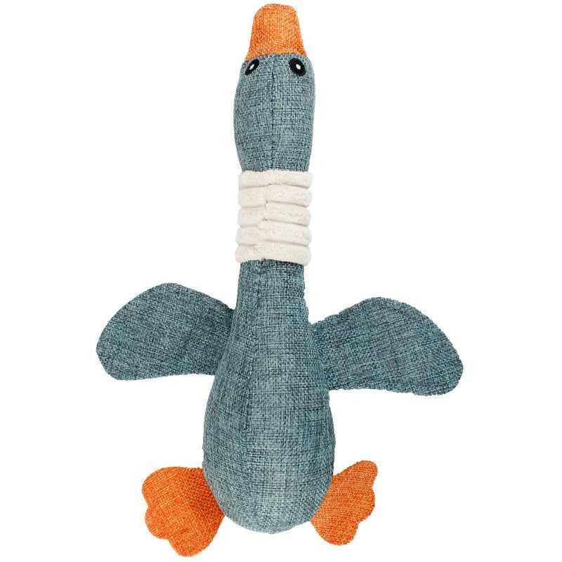 Durable Squeaky Goose Toy for Dogs