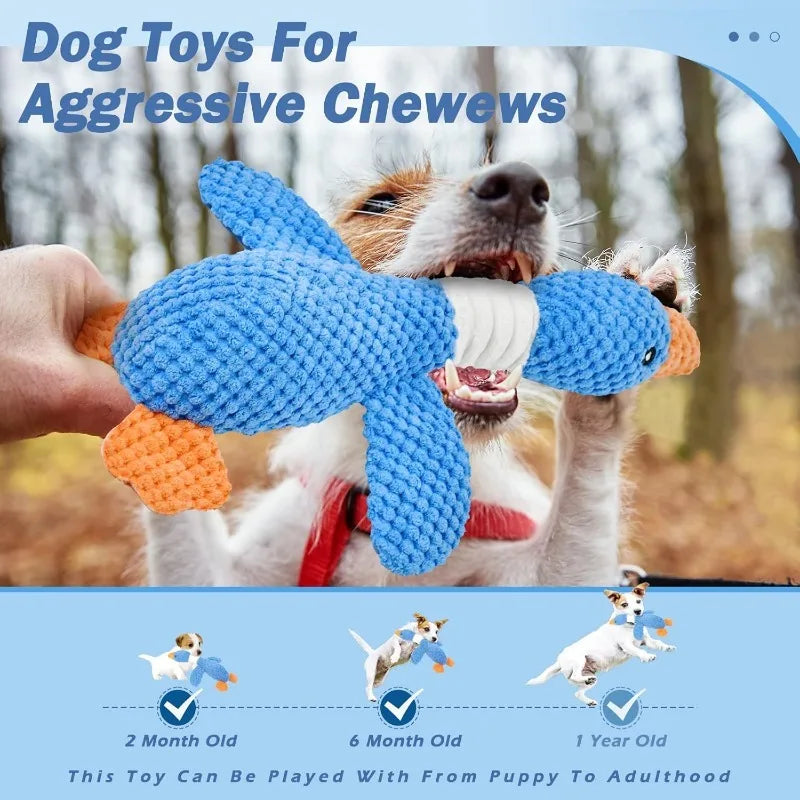 Squeaky Plush Chew Toy for Dogs and Cats