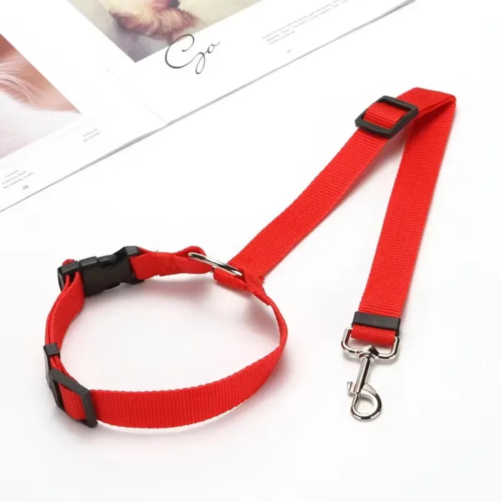 2-in-1 Pet Car Seat Belt & Leash