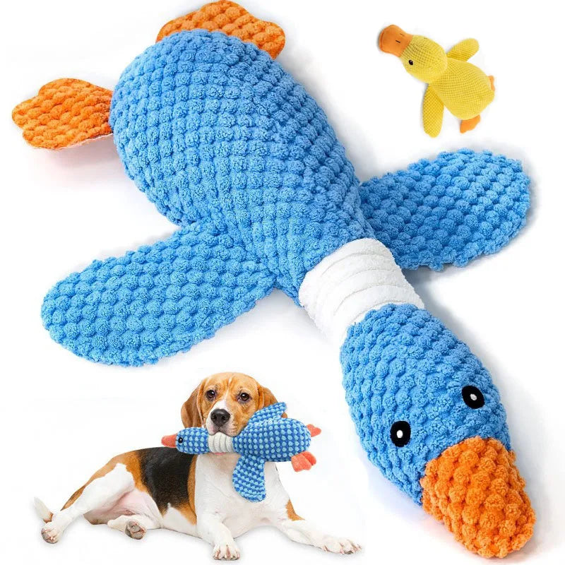 Squeaky Plush Chew Toy for Dogs and Cats