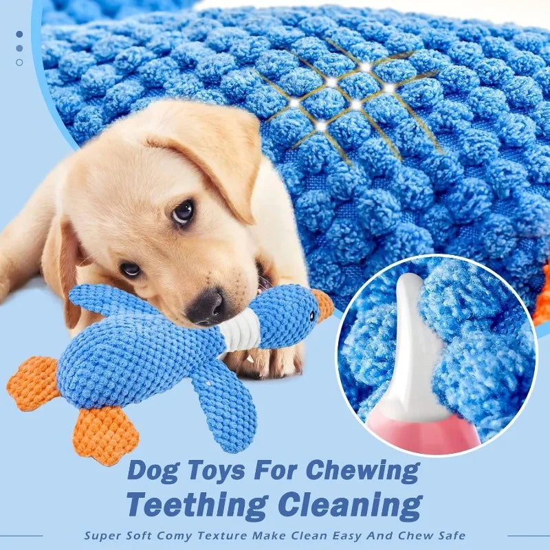 Squeaky Plush Chew Toy for Dogs and Cats