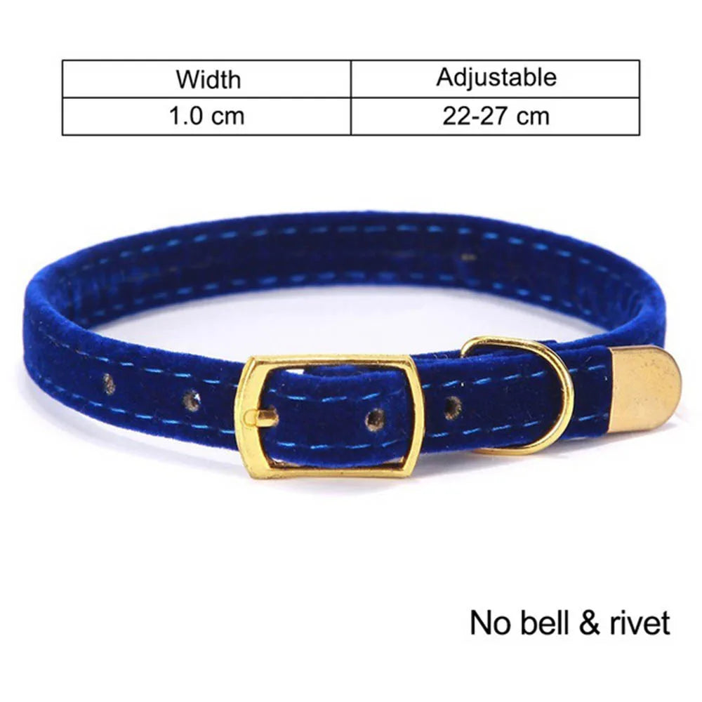 Cute Adjustable Cat Collar with Bell