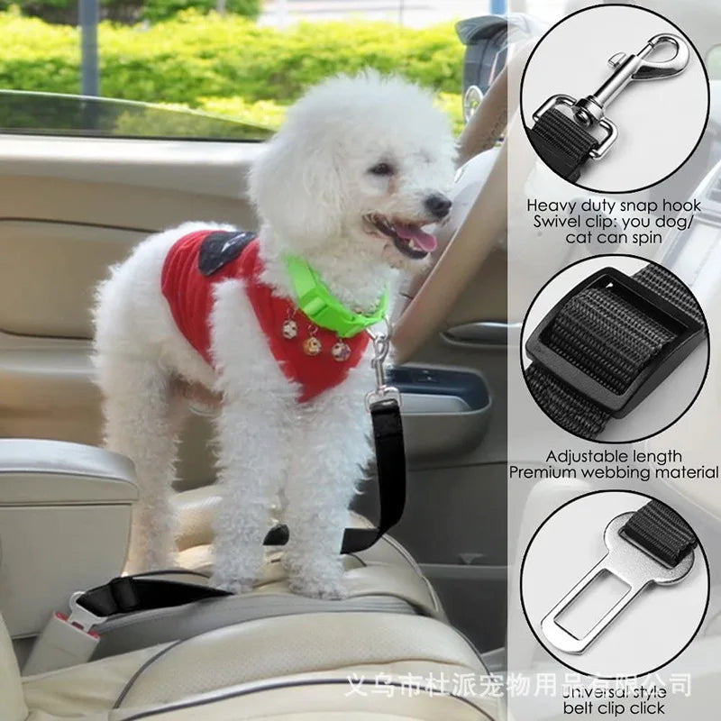 Adjustable Pet Car Safety Seat Belt