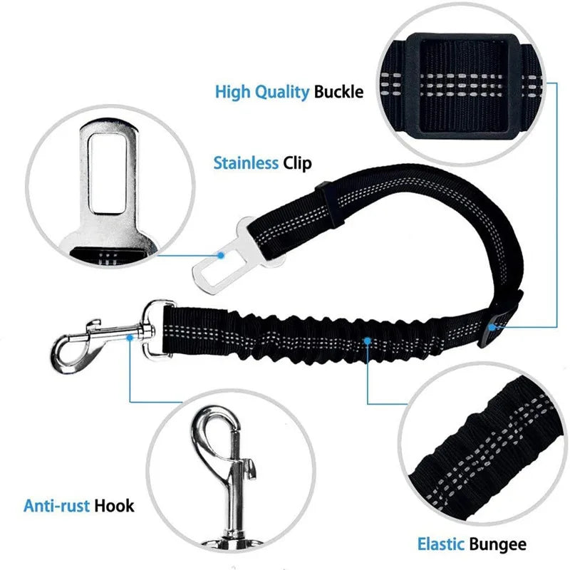 Adjustable Pet Car Safety Seat Belt