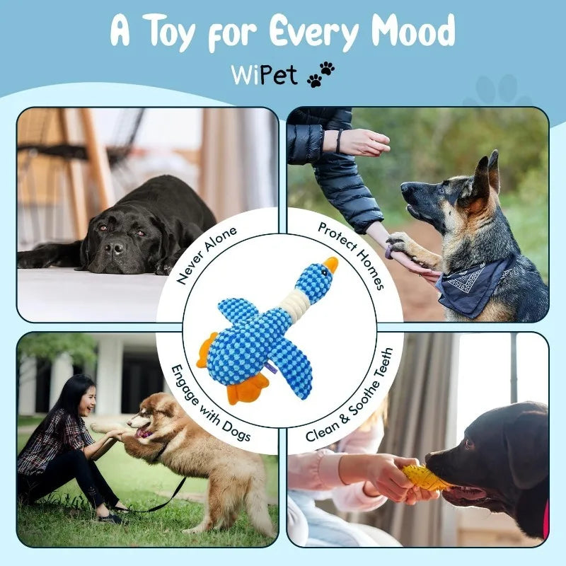 Squeaky Plush Chew Toy for Dogs and Cats