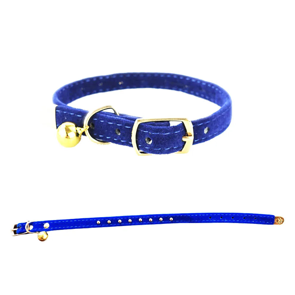 Cute Adjustable Cat Collar with Bell