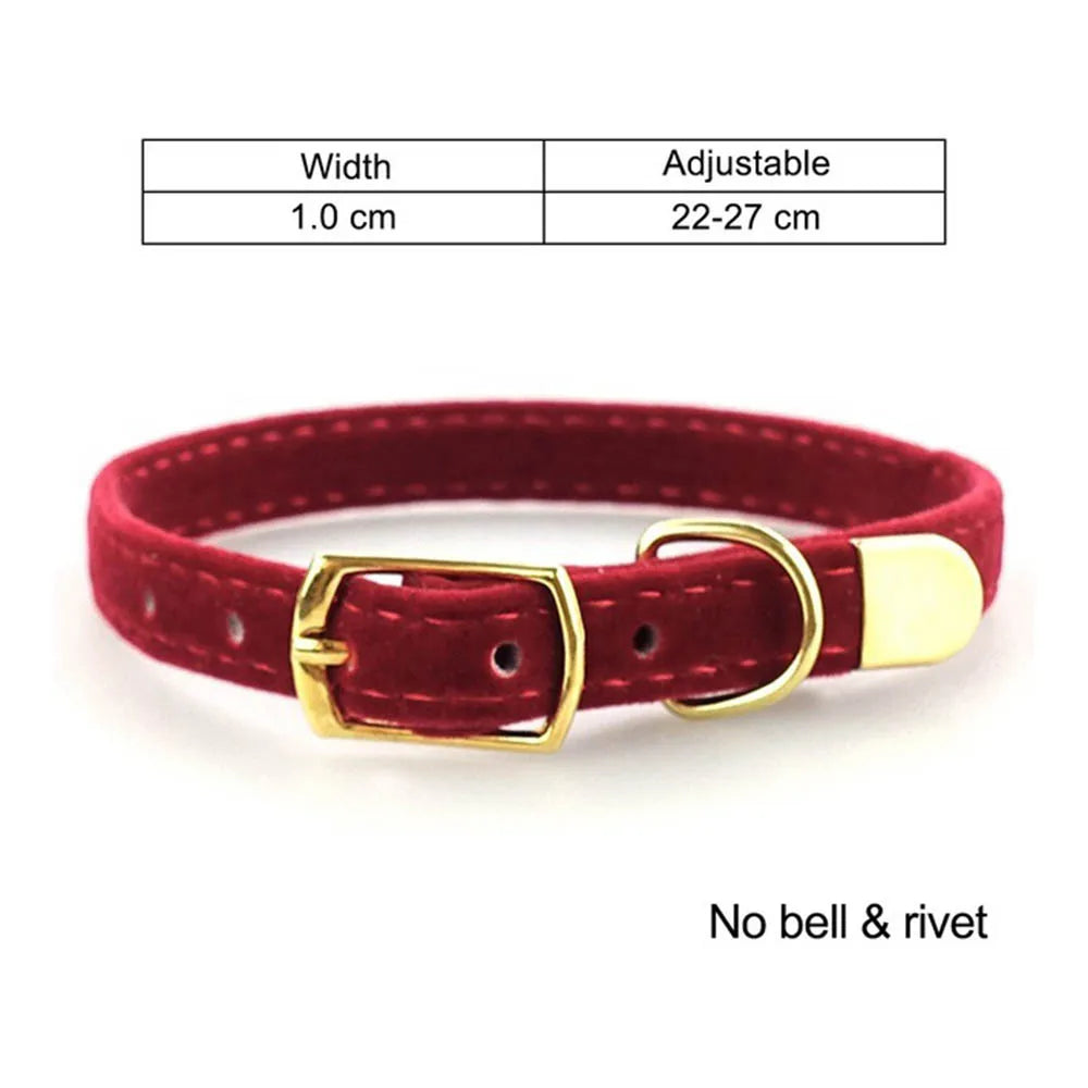 Cute Adjustable Cat Collar with Bell