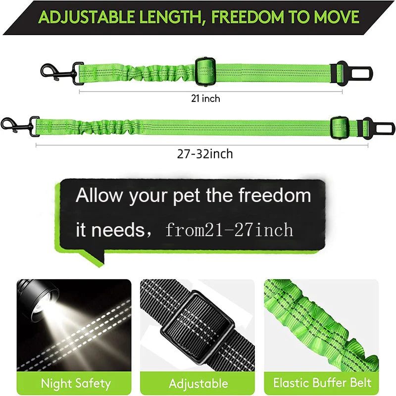 Adjustable Pet Car Safety Seat Belt