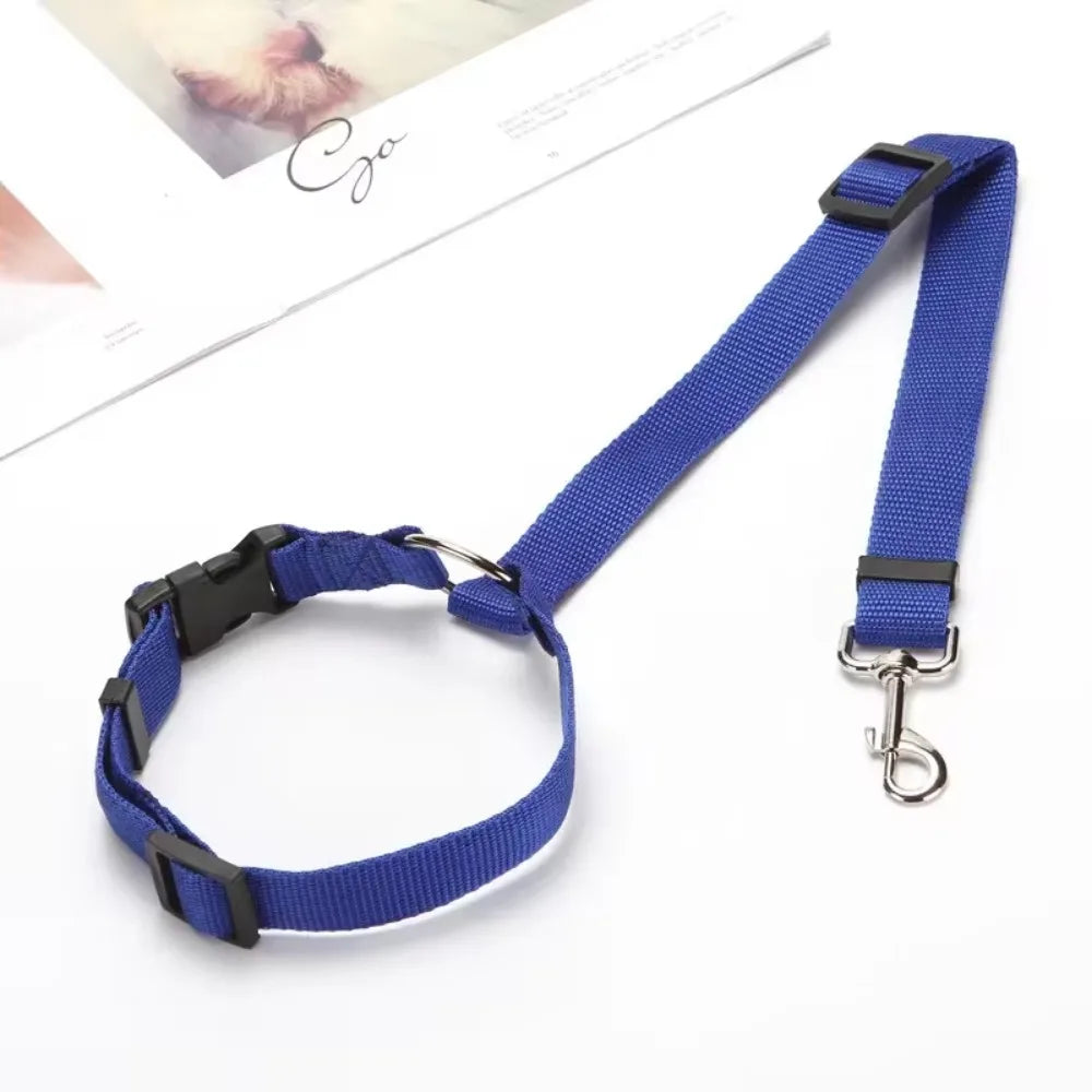 2-in-1 Pet Car Seat Belt & Leash