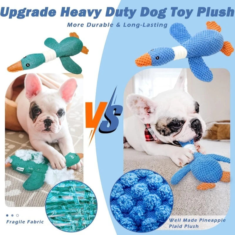 Squeaky Plush Chew Toy for Dogs and Cats