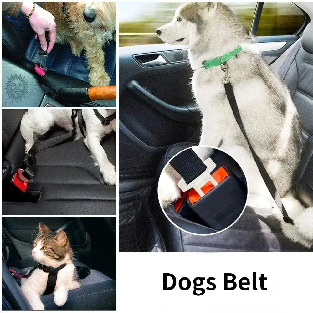 Adjustable Dog & Cat Car Safety Belt