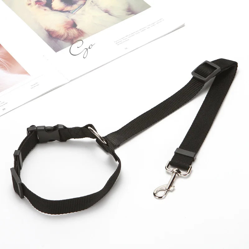 2-in-1 Pet Car Seat Belt & Leash