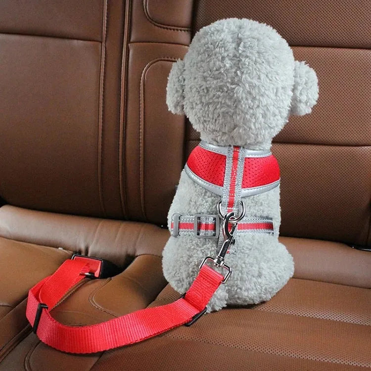 Adjustable Dog & Cat Car Safety Belt
