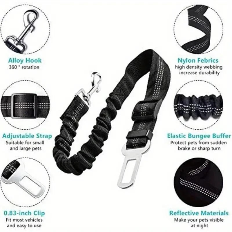 Adjustable Pet Car Safety Seat Belt