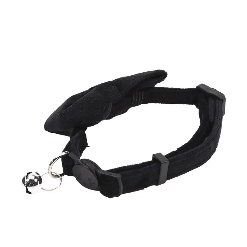Multicolor Cat Collar with Bow & Bell