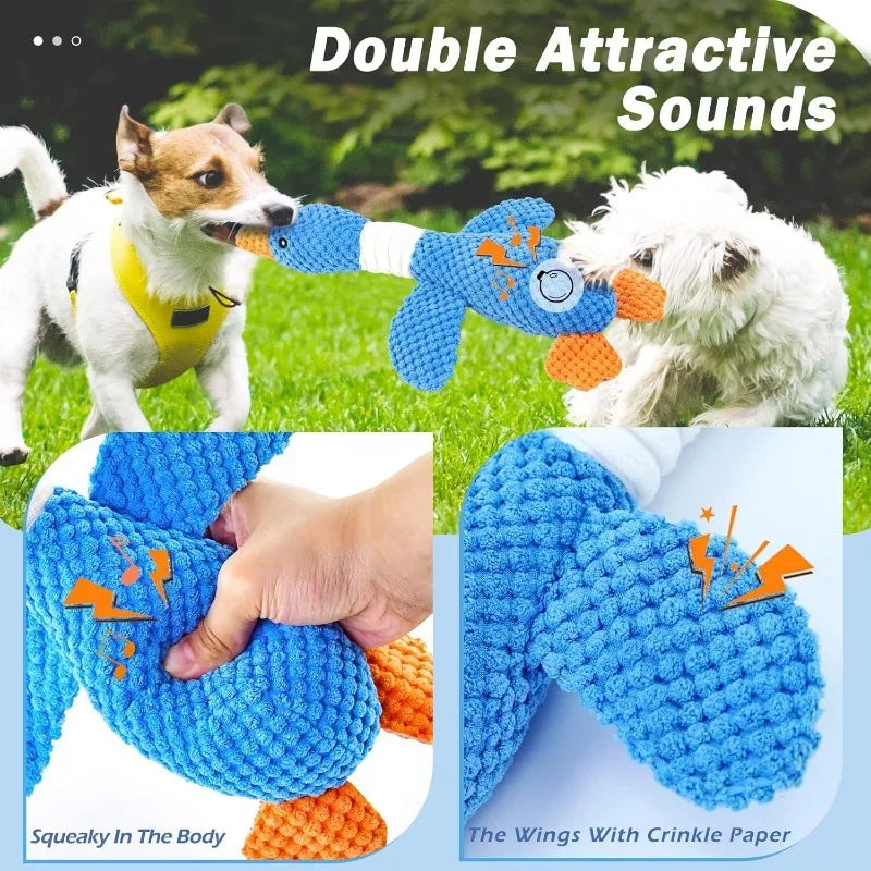 Squeaky Plush Chew Toy for Dogs and Cats