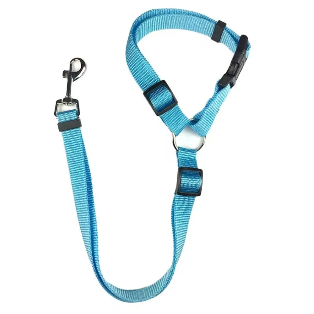 2-in-1 Pet Car Seat Belt & Leash